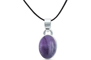 MANTRAROMA Collana argento 925 con pietre preziose pietra Catena in argento sterling da donna in vero argento (MAH-081)