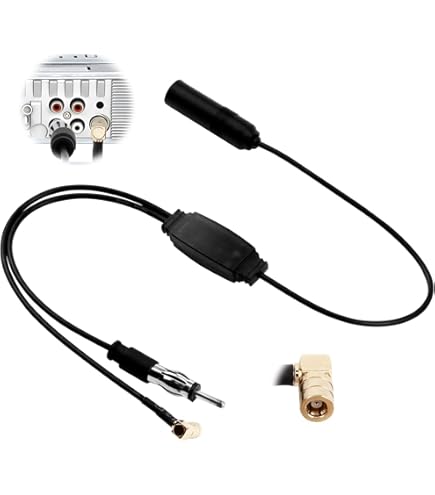 DAB-Antenne Auto Splitter Verstärker SMB DIN DAB+ Adapter Radio - Foto 10