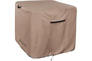 ULTCOVER Wasserdichte quadratische Klimaanlagenabdeckung für Außenstrom-Einheiten, Größe bis zu 91,4 x 91,4 x 76,2 cm (B x T x H)