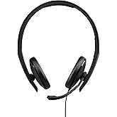 C10 3.5 mm - Professionelles Kommunikationsheadset mit Kabel, Überlegener Stereo-Sound, Plug-and-Play, Elegantes Design, Komf