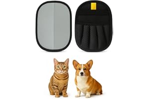 ZenithyrEn Guanto peli Gatto e Cane Set da 2 | Design Ispessito con Forte Forza elettrostatica | Guanto rimuovi peli Animali Domestici Multiuso | Pet Hair Remover Glove