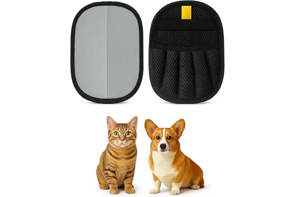 ZenithyrEn Quita Pelos Mascota 2 Piezas – Material Grueso Reforzado y Tecnología Electrostática Reforzada, Guante Quitapelos para Gatos y Perros