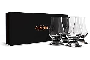 GLENCAIRN - Vaso de whisky, juego de 4 en caja de presentación