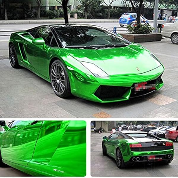 Cewaal Chrome Car Sticker Carbon Fiber Vinyl Sticker Film Roll Change Color Sticker Tint Vinyl Wrap Air Bubble Fo Amazon Co Uk Car Motorbike