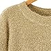 YQ20 2015 Autumn And Winter Fashion Sparkle Sweaters (S, GOLD)
