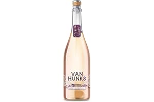 VAN HUNKS SPARKLING WINE Van Hunks Non-Alcoholic Sparkling Wine – The Taste of Adventure | < 0.5% ABV | Fresh Berry & Plum Aromas | Sophisticated & Playful with Bold Flavour | A Rebel in a Bottle for Any Occasion