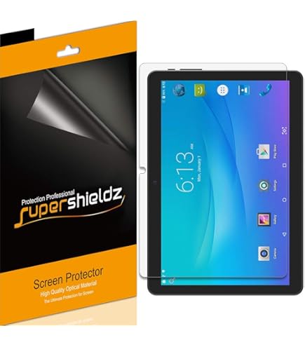 3-Pack] Supershieldz For SmarTab 2-IN-1 Tablet / Notebook 10.1" Screen Protector, Anti-Bubble - Foto 9