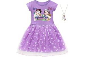 ZKomoL Youtuber Bambina Abbigliamento Vestito Bambina Vestitome Maglietta Bambina