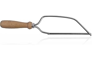 Augusta-Heckenrose Klein-Metallsäge 150mm I Stabile & handliche Eisensäge I Säge für Nichteisen-Metall aus Bandstahl C75 I Puk Säge mit sehr feiner Zahnung