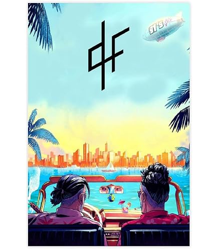 Poster Toile Album My World De Jul – 30 X 45 Cm, Décoration Chambre, Bureau, Cadeau Fan