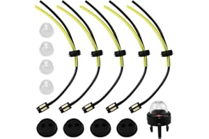 AFASOES Set di 14 Pz Filtro Benzina per Decespugliatore,Carburatore Primer Pompa,Primer Motosega Pompa per Bulbo,Kit Tubi Carburatore Decespugliatore,Filtro Decantatore Benzina per Tagliasiepi