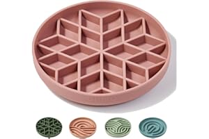 OHMO Slow Feeder Dog Bowl, Healthy Eating Anti Bloating, Dog Bowls to Slow Down Eating for Small to Large Dogs and Cat, Anti-Slip Eco-friendly Silicone