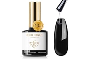 Modelones Top Coat Semipermanent 10ml No Wipe UV LED Żel do paznokci Manicure