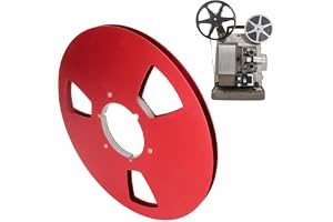 10 Tum 1/4 Tum Tom Bandrulle för Alla öppna Rullmaskiner, 3 Vindmotståndshål Aluminiumlegeringsupptagningsrulle för Inspelning, Professionell Brusreducering