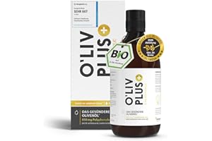 The olive oil with health value - extra high polyphenol content 750 mg/kg - organic quality - only 1 tablespoon/day - Olive PLUS - 500 ml - 50 servings
