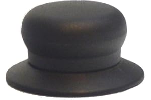 ‎KERAFACTUM Universal Ersatzgriff Ersatz Deckelgriff Topfdeckel Glas Deckel Griff Knauf schwarz - passend für viele Marken Glasdeckel (Kunststoff, 1)