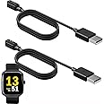 Blueshaweu Compatible for Sekonda Motion Smart Watch Charger, 2 Pin Magnetic USB Replacement Charging Compatible with Sekonda Motion 36mm Smart Watch