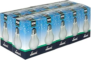 Leuci Glühbirne Birnenform A67 200W E27 MATT Glühlampe Glühbirnen Glühlampen warmweiß dimmbar (200 Watt)