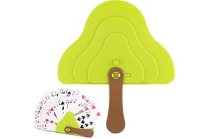 Nexlynk 2 st trädformade spelkorthållare handfri plast spelkortstativ lätt grepp för barn vuxna seniorer poker UNO bro Dos Canasta familjespel natt poker fest tillbehör