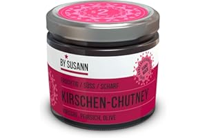 ‎BY SUSANN BY SUSANN – S2 KIRSCHEN-CHUTNEY im Glas (1 x 150 g), Geschmackserlebnisse mit intensiven und natürlichen Aromen, fruchtig, süß, scharf