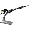 Lose Fun Park 1/144 SR71 Blackbird High-altitude Reconnaissance Aircraft Metal Fighter Military Model Diecast Plane Model for Collection or Gift