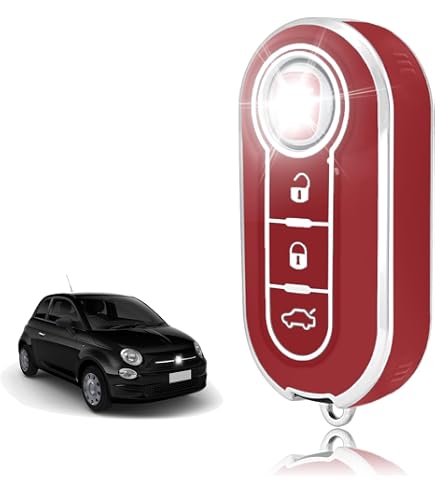 Coque De Clé Télécommande 3 Boutons Pour Fiat, Lancia - Compatible 500, Panda, Punto, Ducato - SANS électronique - 6