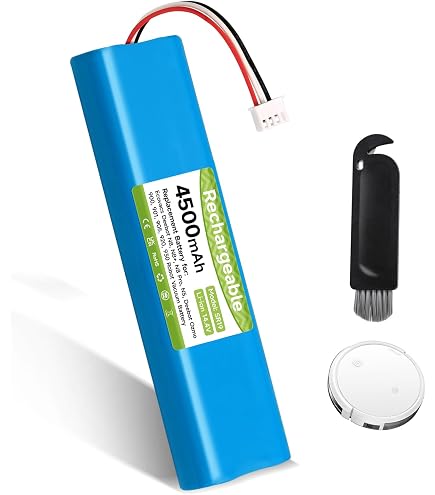 Batteria Di Ricambio Vhbw Per Ecovacs Deebot Slim 1/2/10 - 2600mAh, 10.8V, Li-Ion (sostituisce ZJ1450, DA60-Darfon)