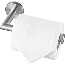 Portasciugamani Da Parete In Acciaio Inox - 31 Cm, Design Moderno, Per Bagno O Cucina, Argento