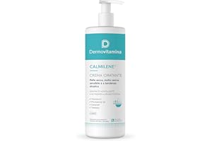 Dermovitamina Calmilene Crema Idratante 500 ml - Crema Corpo ad Azione Prolungata, Nutriente, Liporestitutiva ed Emolliente - Con Vitamina E e Ceramidi - Indicata per Adulti e Bambini