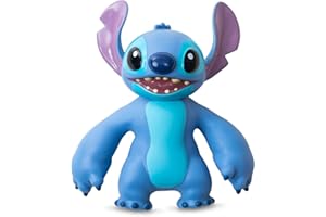 Basic Fun Stretch Armstrong Stitch – Figura Extensible Disney Lilo & Stitch, Juguete elástico para niños y coleccionistas