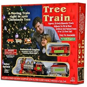 Christmas Tree Train - Animated Engine, with music and 