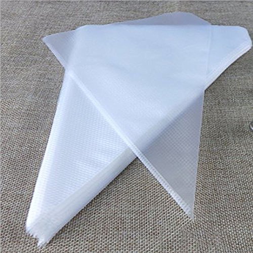 Faburo 100 Einweg Spritzbeutel Gross Spritztüten Dressierbeutel für Spritztüllen(34.3CM)