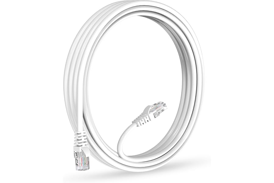 Sounce High-Performance Cat6 Ethernet Patch Cable 1M UTP Snagless Network Cord for 10 Gigabit Data Transfer 550MHz Bandwidth