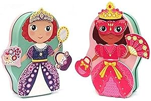 DJECO- Calendarios de advientoImanes y Juguetes magnéticosDJECOMagnéticos InZeBox Belissimo, Multicolor (15)