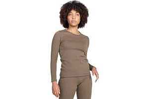 LAPASA Pacco da 2 o 1 Maglia Termica Donna Manica Lunga Fodera in Micro Pile - Pigiama Abbigliamento Intimo Canottiera Calda Elegante Elastica Traspirante Sportiva L15/L39/L42