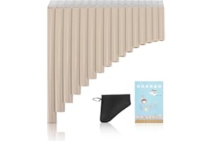 AGATIGE Panflöte, C-Taste Panflöten mit Bunte Pappe Tragetasche, Leicht zu Erlernen ABS Holzblasinstrumente Panflötenmusik Holzblasinstrumente Traditionelle Musikinstrumente Für Kinder Erwachsene Anfänger