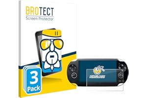 brotect Pellicola Protettiva Vetro per Sony Playstation PS Vita Protezione Schermo (3 Pezzi) [Durezza Estrema 9H, Chiaro]
