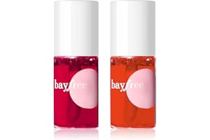 bayfree Lip Tint Stain Set, Rossetto Matte Tinta Labbra No-Transfer, Effetto Tattoo Naturale a Lunga Durata, Long Lasting Colour (juicy)