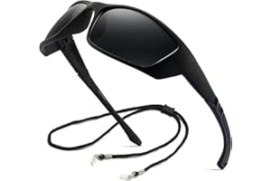 SUNGAIT HD Polarized Wrap Around Sports Sunglasses for Men women Baseball, Fishing and Hiking TR90 Unbreakable Shades