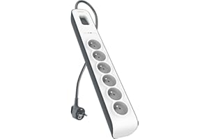 Belkin Parafoudre 6 prises, 650 Joules, cordon 2 m Blanc