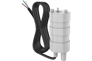 SUPTMAX DC12V Pompe à eau submersible 840 L/H 3A Pompe submersible Pompes haute performance Pompe à eau à micro moteur pour RV et étang Fontaine d'aquarium