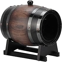 Botte Di Rovere Per Vino E Liquori - 1,5L/3L/5L, Con Rubinetto In Legno, Per Whisky, Vino, Birra, Bourbon - Foto 8