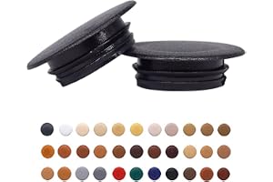 SKIR'CO (100 st) hålpluggar i plast 14 mm, möbelhålplugg, borrhålskyddskåpor, skruvhålsskydd (svart S29)