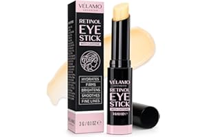 VELAMO ADVANCED Retinol Eye Balm Stick with Caffeine & Peptides – Under Eye Cream for Dark Circles, Puffiness, Fine Lines – Visible Results in 4–8 Weeks – Anti-Ageing & Firming for Mature Skin, 3g