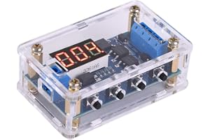 PEMENOL Timerrelä fördröjning DC 5 V 12 V 24 V 36 V On Off styrbrytare utlösarcykel timer relämodul Dual MOS digital programmerbar för smart hem automatisk styrenhet