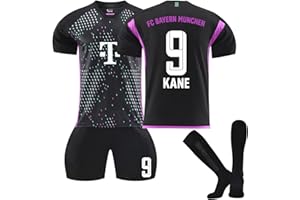 Coolsterster Fussball Trikot Kinder Set , 23/24 Heimtrikots / Auswärtstrikots Trikot Fussball Jungen Trikot Kinder und Erwachsene Fussballtrikot Junge Fußball Trainingsshirt,Shorts und Socken Set