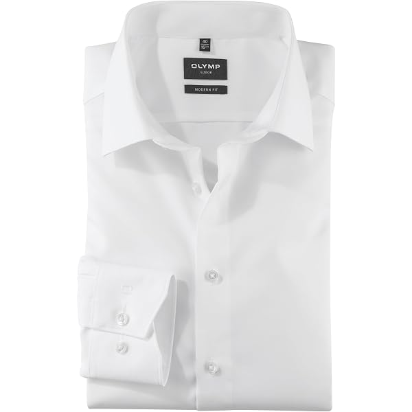 OLYMP Camicia Uomo 466 Comfort Fit 20 - Manica Lunga, Modello A Righe 056, Colletto 13 New Kent, 100% Cotone, Facile Stiro