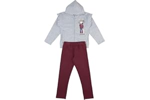 Prénatal, Completo Bambina Coordinato Felpato con Pantalone Lungo e Felpa in Morbido Cotone, Abbigliamento Bambina