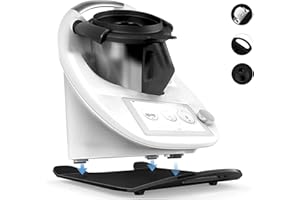 ‎BONNA bonna Gleitbrett für Thermomix TM6, TM5, Thermomix Gleitbrett mit Premium-Verbundmetall - (Schwarz)