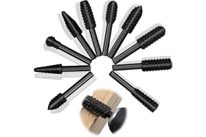 10 stycken träfräsar, trärasp set för borrmaskin, fräsborr, rasp, träfräs, kulfräs, träfräs för sladdlös skruvdragare, borr, fräs, träskaft, verktyg, cylinderfräs, konusfräs